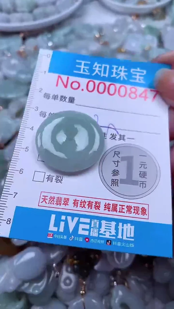 吊坠(不含链)未镶嵌翡翠847