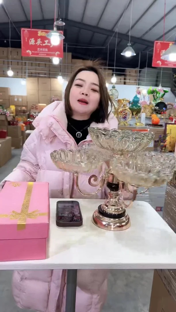 【闪购商品】玻璃于清花器S-早44