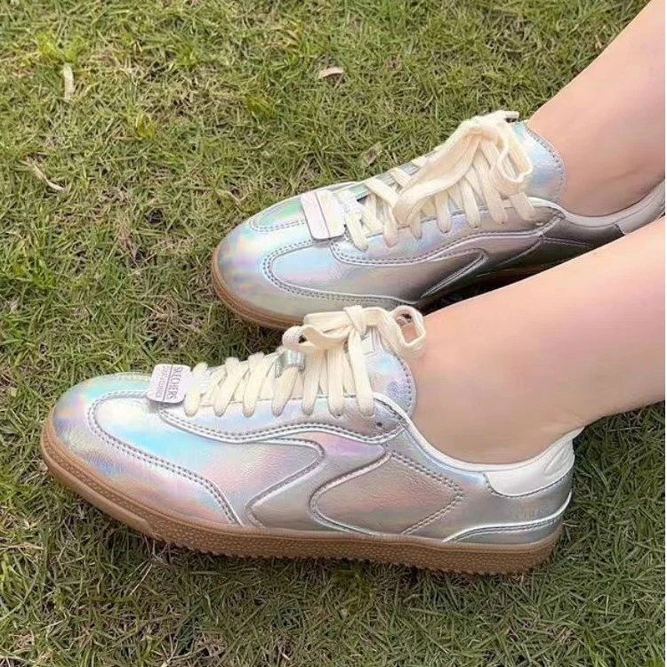 【明星同款】2025夏季女休闲德训鞋轻质缓震高回弹百搭女孩185324