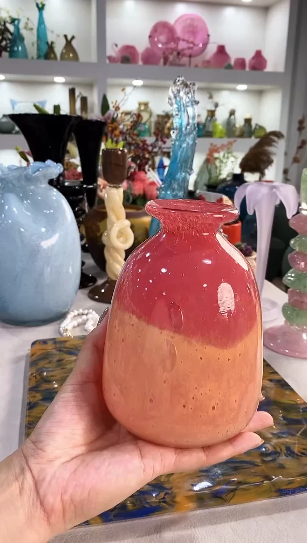 慕忆家手作琉璃花瓶