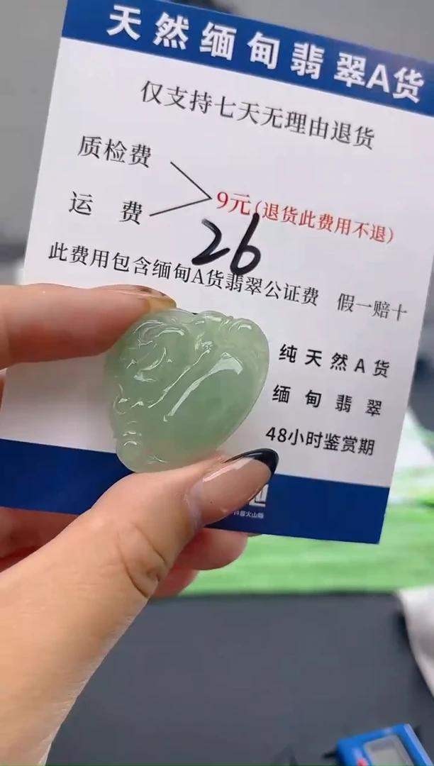 颈饰未镶嵌翡翠纯天然缅甸翡翠A货