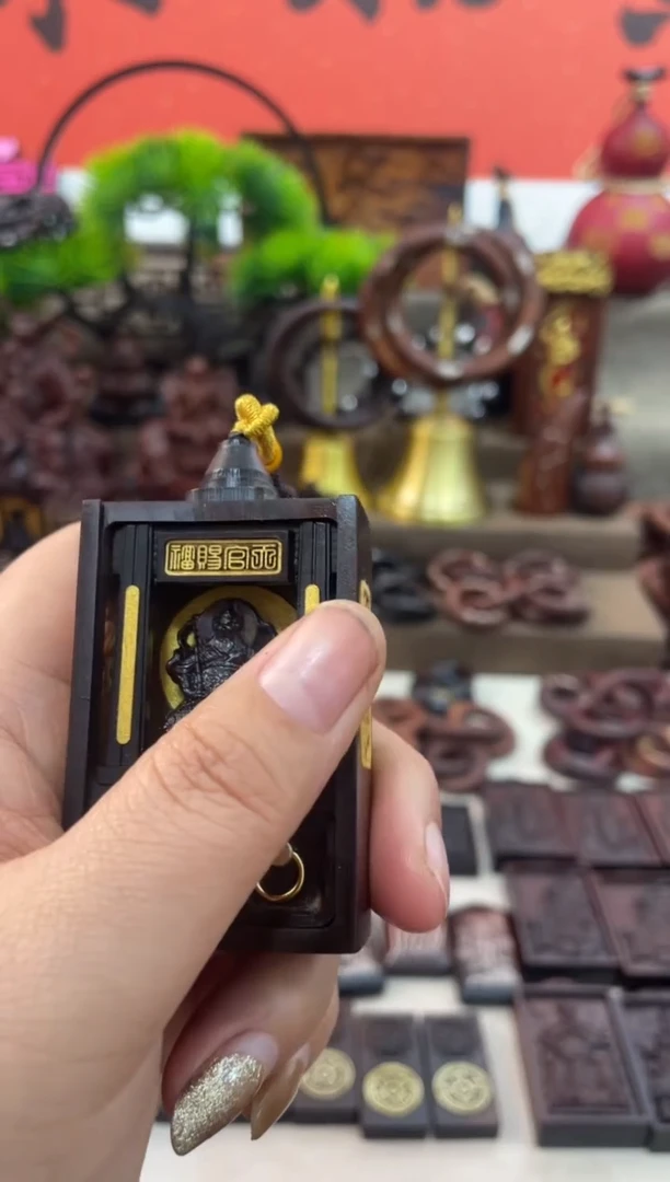 木枣木玉化王灵官佛龛