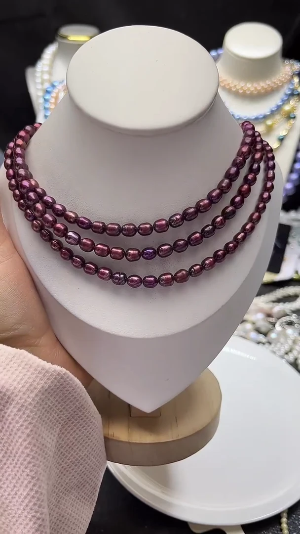 颈饰未镶嵌淡水珍珠多人毛衣链