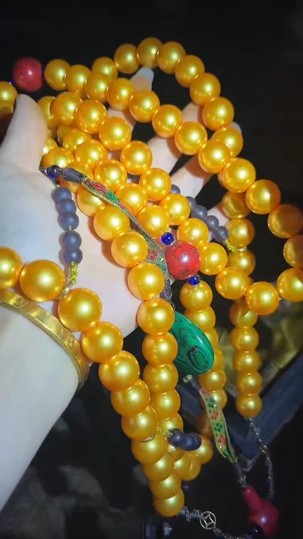 贝壳手串/手链1条.黄.......