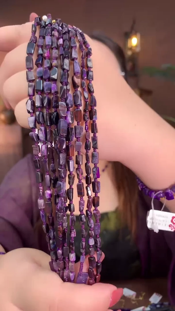 未镶嵌苏纪石（舒俱来）随形脚链多样性发一