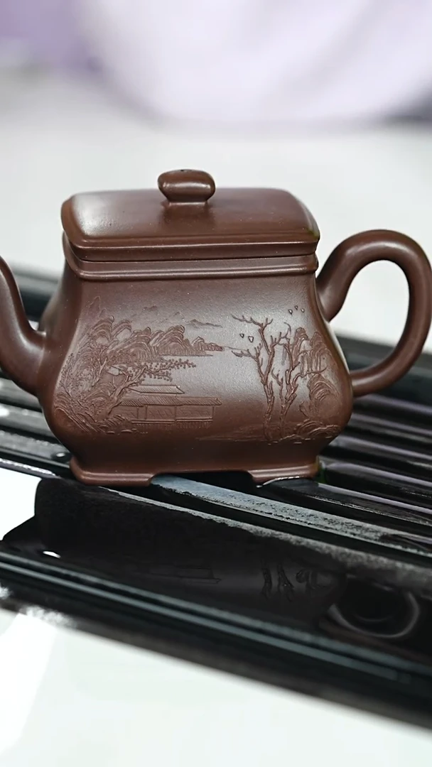 茶壶紫砂宜兴紫砂076  蕙质兰心 180cc