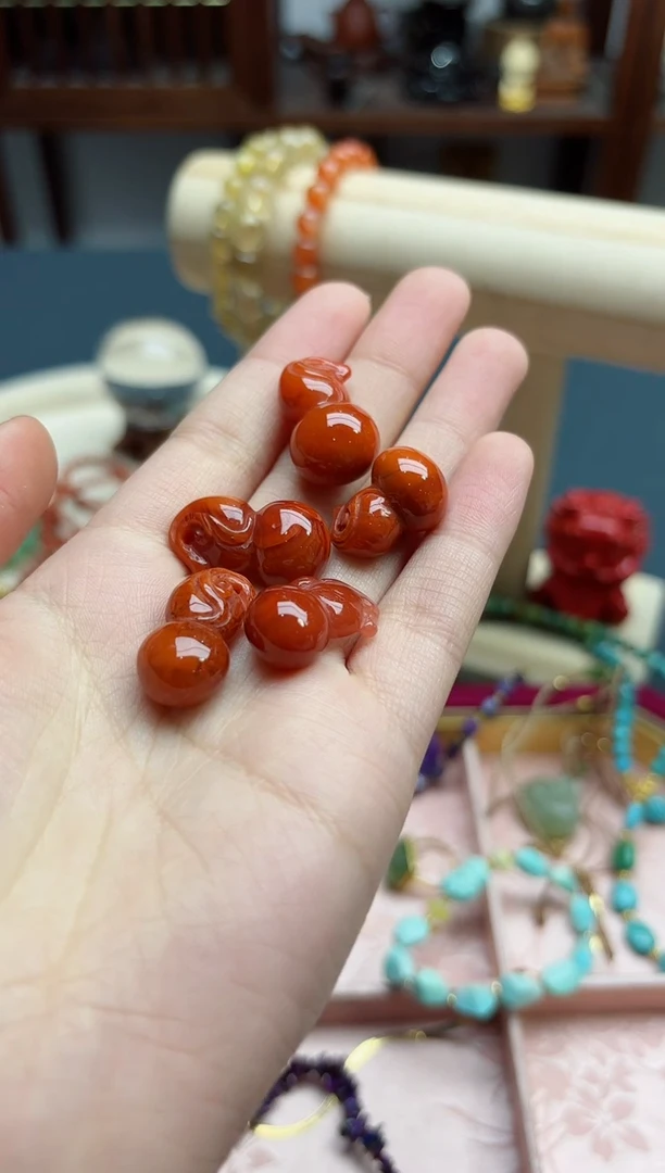 【闪购商品】南红玛瑙吊坠未镶嵌南红葫芦吊坠*1 YX 编绳多样发一