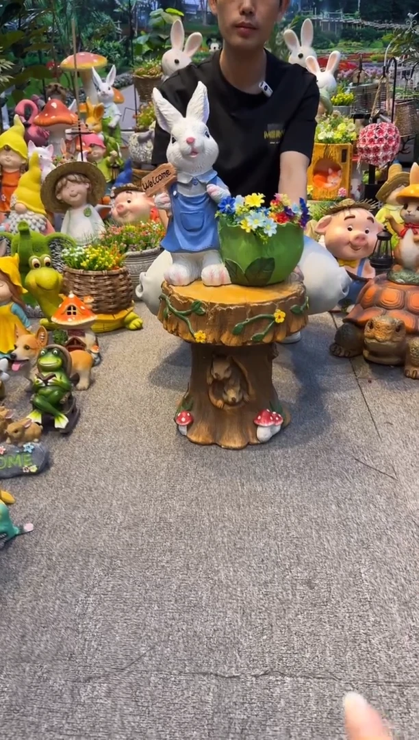 无花朵花园庭院摆件&002&