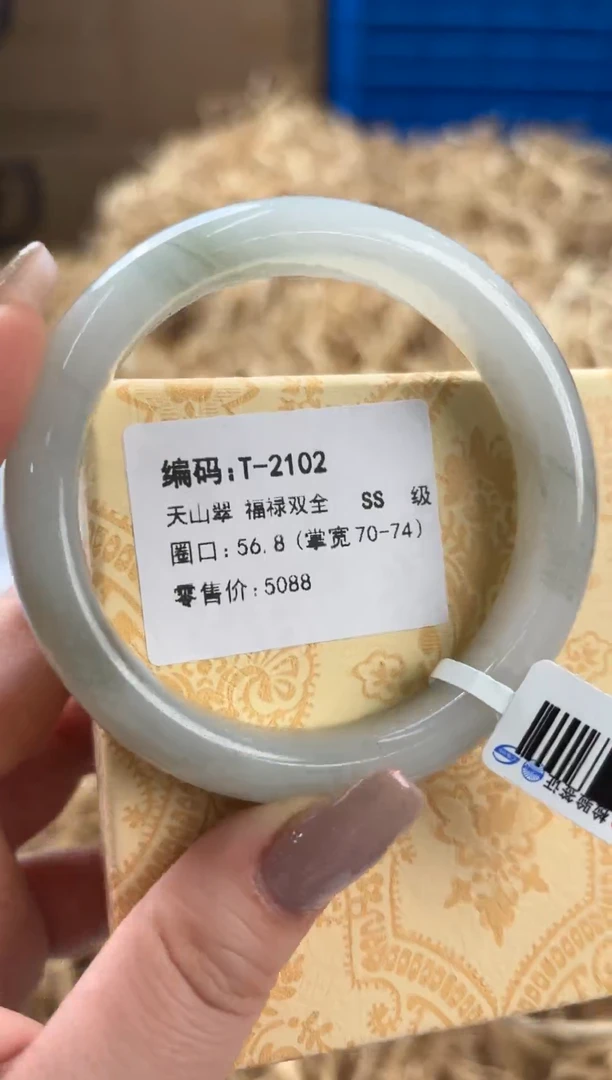 未镶嵌手镯石英质玉T-1202