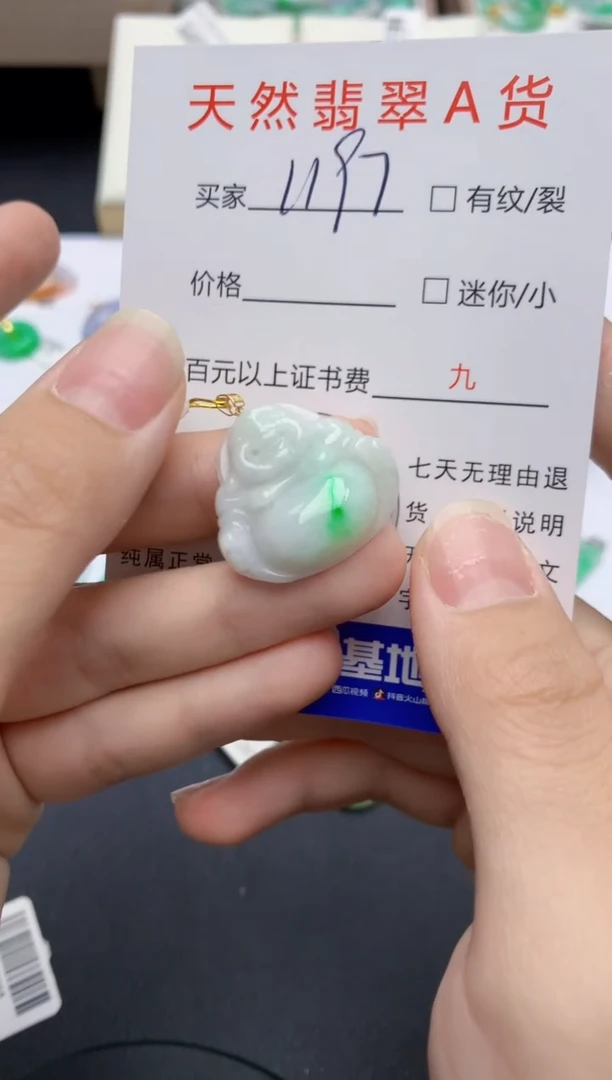 翡翠未镶嵌颈饰天然缅甸A货翡翠