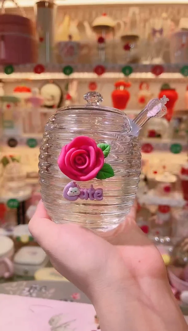 其他品质好发货快放心拍！玫瑰花蜂蜜分装瓶