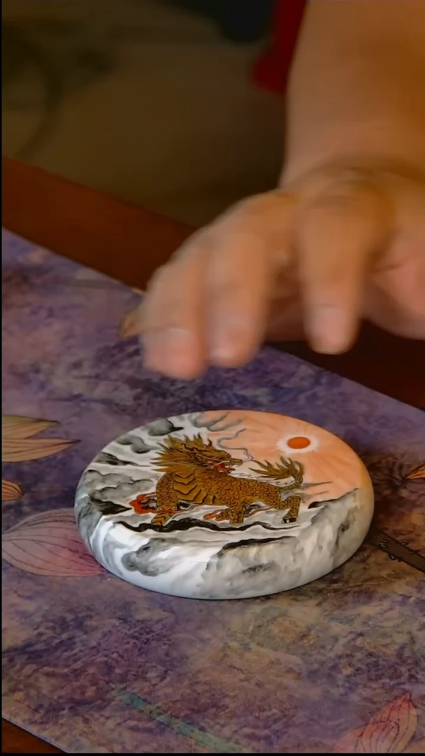 杯手工手绘杯杯很美丽