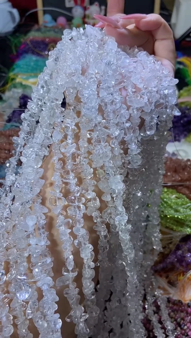 水晶珠宝半成品未镶嵌白水晶