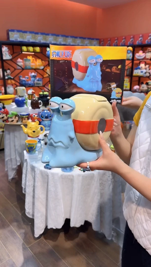 瓷片@@海贼王电话虫水壶（礼盒）