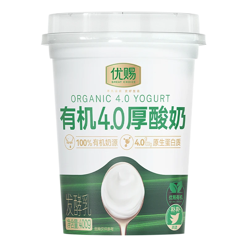 优赐有机4.0厚酸奶400g
