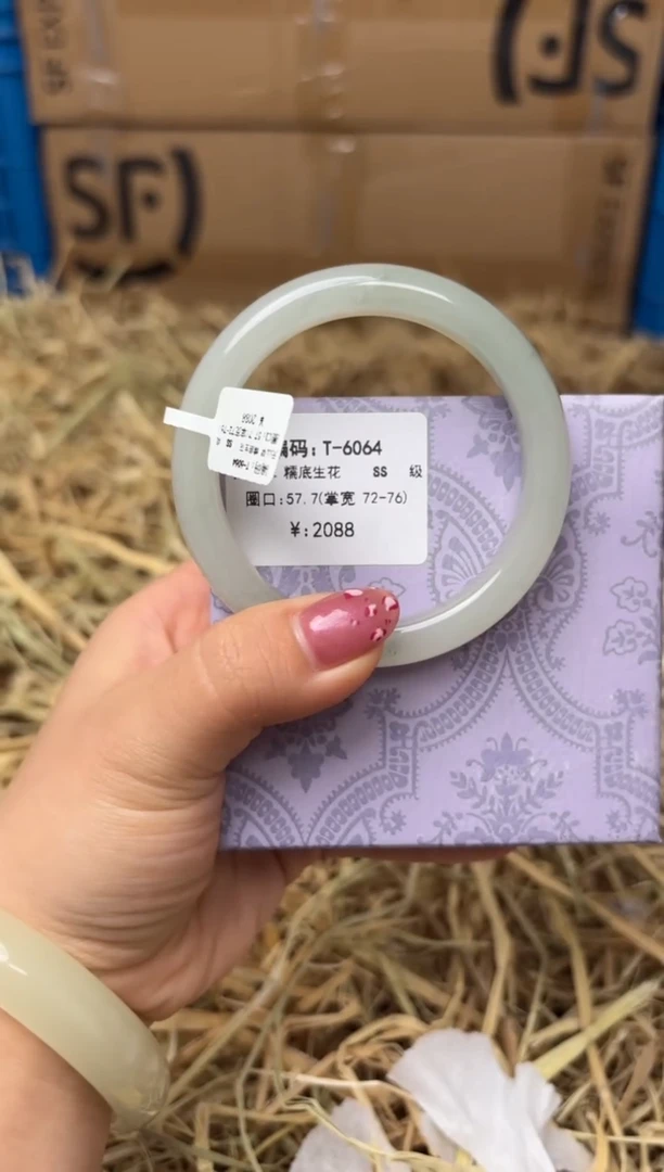 未镶嵌手镯石英质玉T-6064