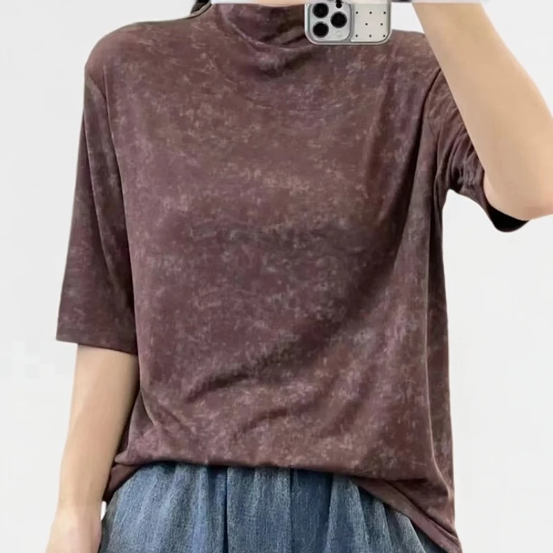 【小妹轻奢原创】新款春秋时尚气质百搭显瘦中袖打底卫衣XM912