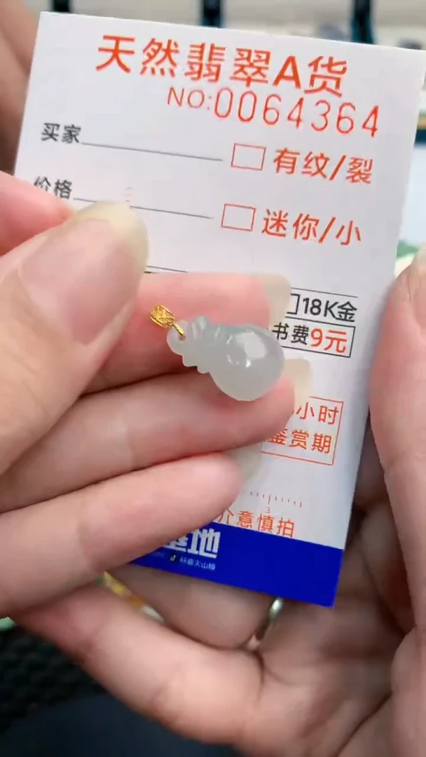 【闪购商品】翡翠颈饰18K金镶嵌            8