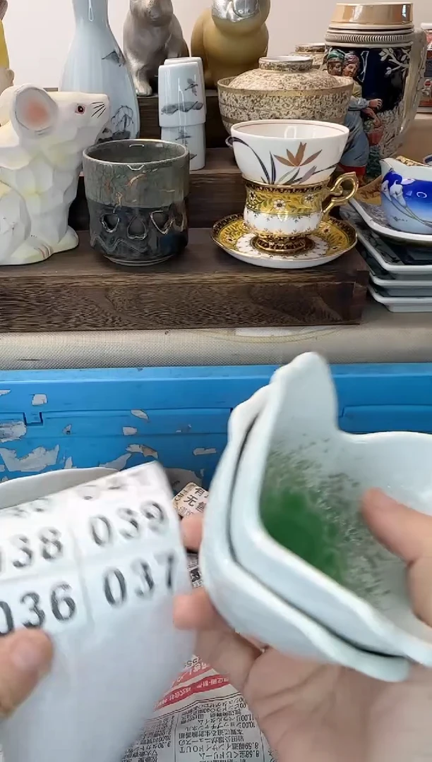 茶杯紫砂兜**糖036陶艺中古瓷器全场满18米包邮