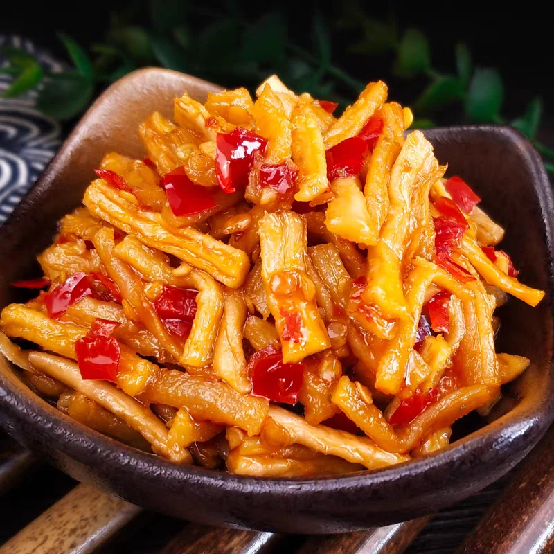 【酱萝卜】荆州特产香辣萝卜干农家剁椒红油萝卜条下饭咸菜250g