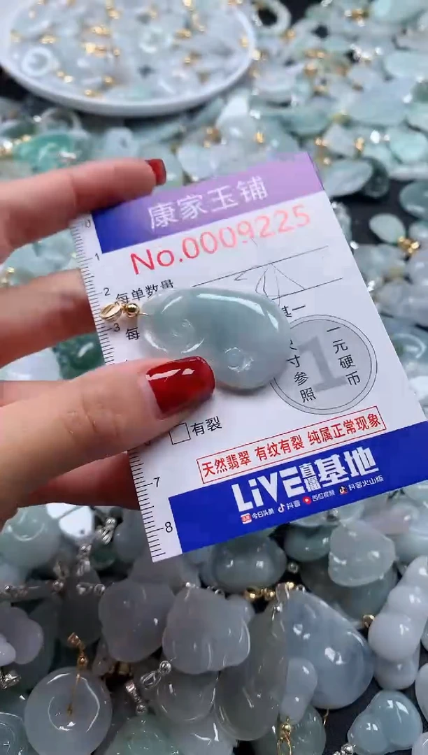 翡翠未镶嵌吊坠(不含链)9225