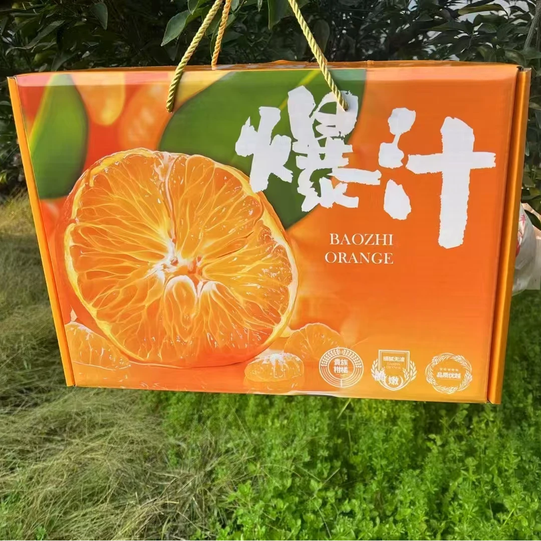 （礼盒）四川爱媛果冻橙爆汁酸甜水果橙子柑橘桔5斤果粒橙新鲜