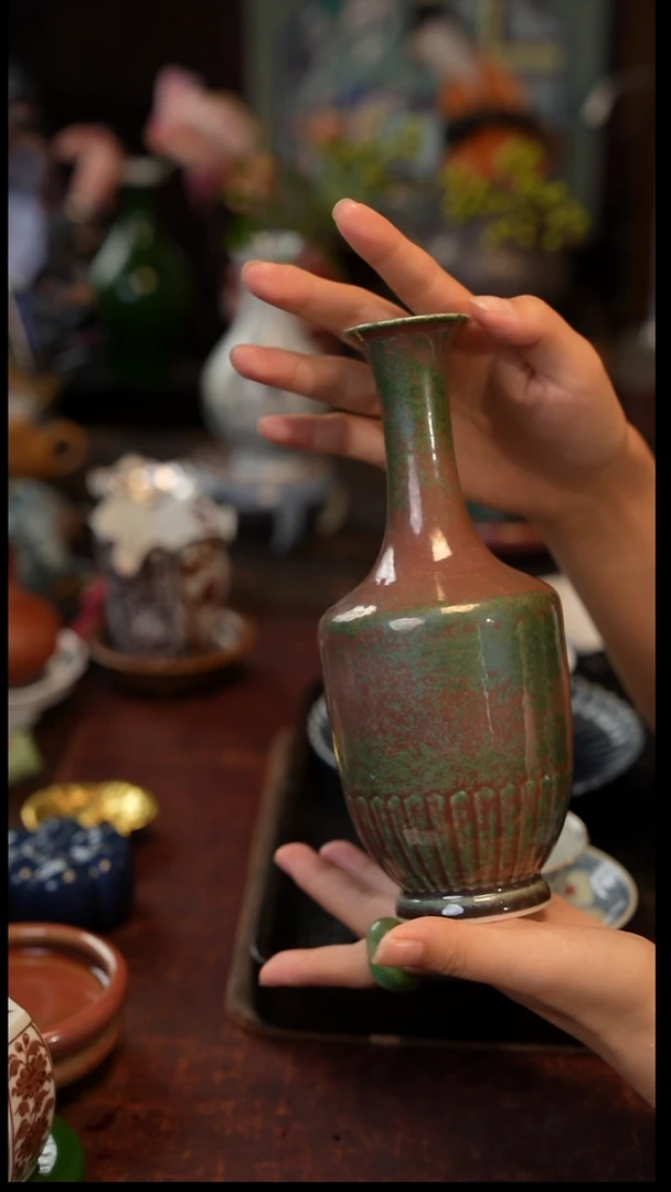 菊瓣瓶 景德镇陶瓷