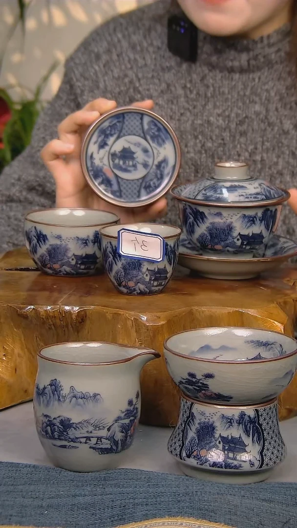 【闪购商品】简装家用款8件套 陶瓷家用茶具系列