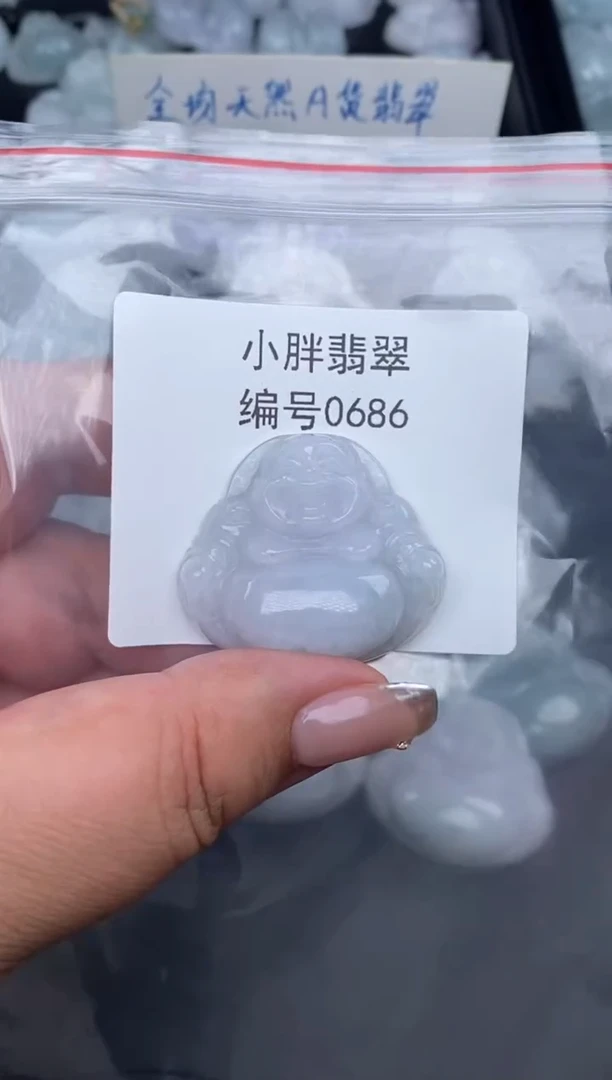 翡翠未镶嵌颈饰缅甸天然A货翡翠0686