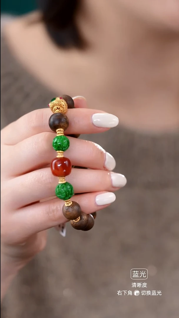 颈饰未镶嵌翡翠手串17