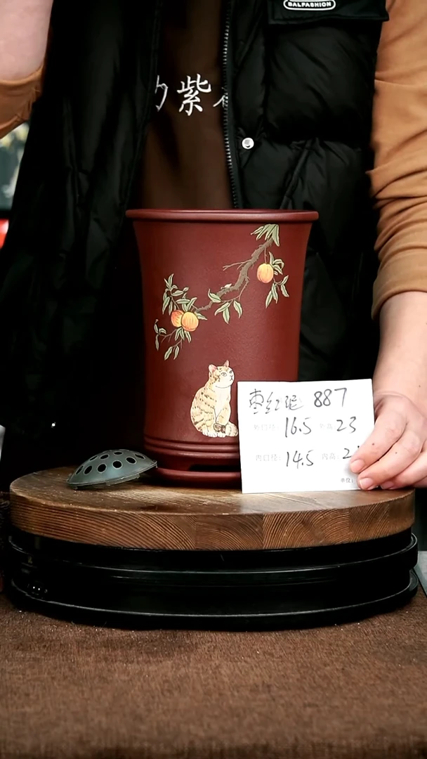 紫砂花盆花卉园艺887+Z