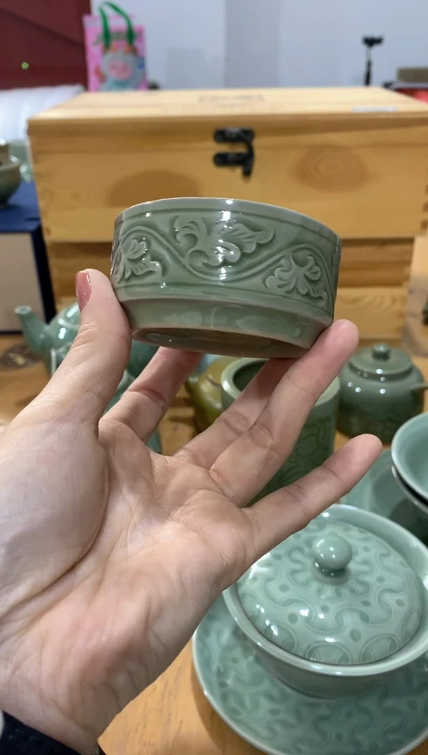 耀州窑瑕疵处理082901 快客杯 一个