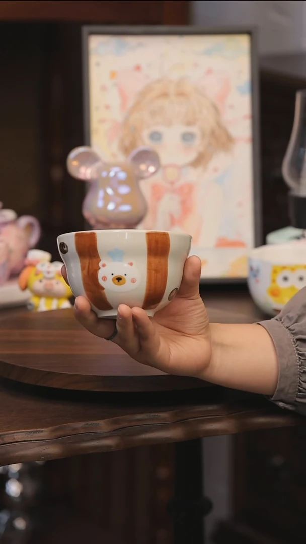 摆件景德镇釉下彩绘设计师款式陶瓷