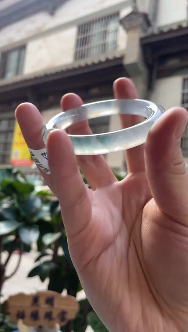 未镶嵌手镯（圆镯）翡翠55圆条