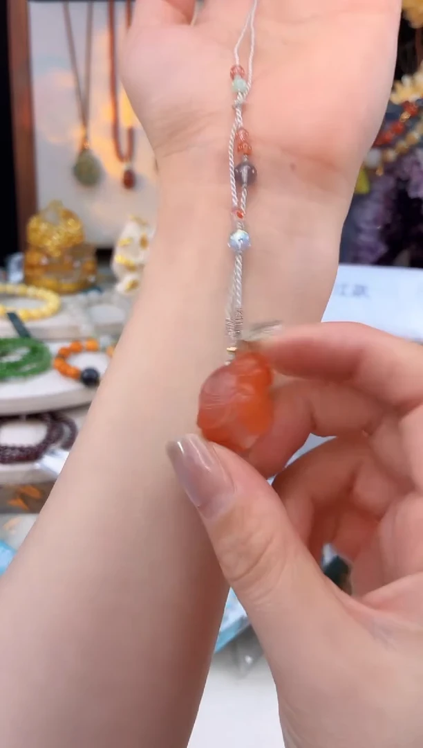 未镶嵌南红玛瑙吊坠@@C921C018343