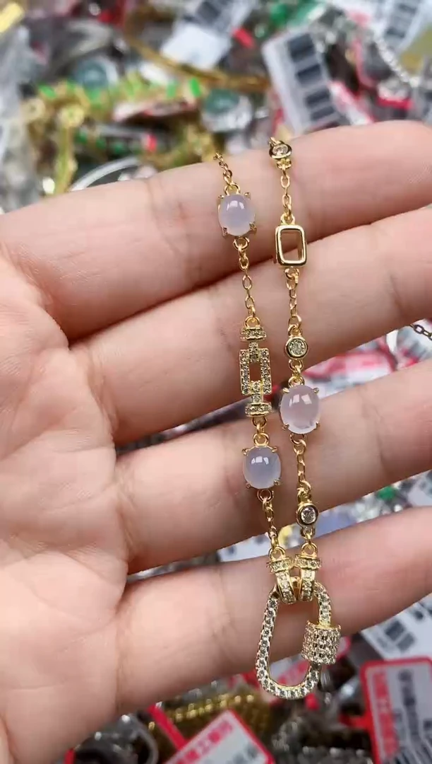 银S925镶嵌戒指翡翠天然A货缅甸翡翠