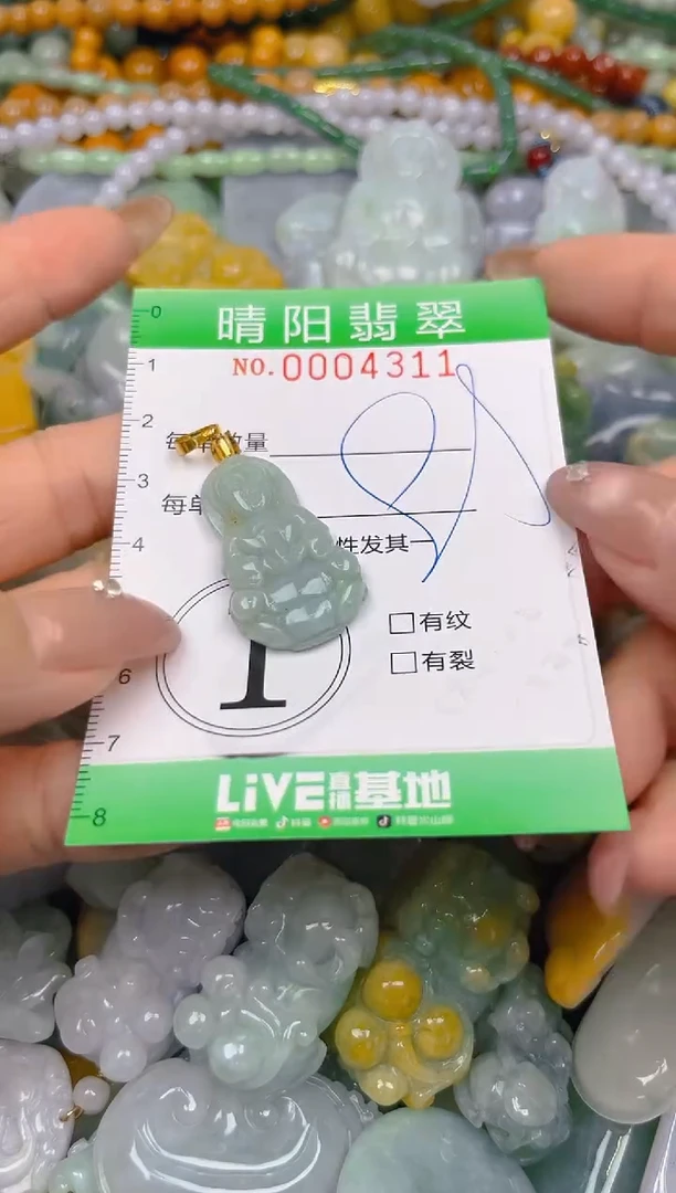颈饰未镶嵌翡翠闪购0004311