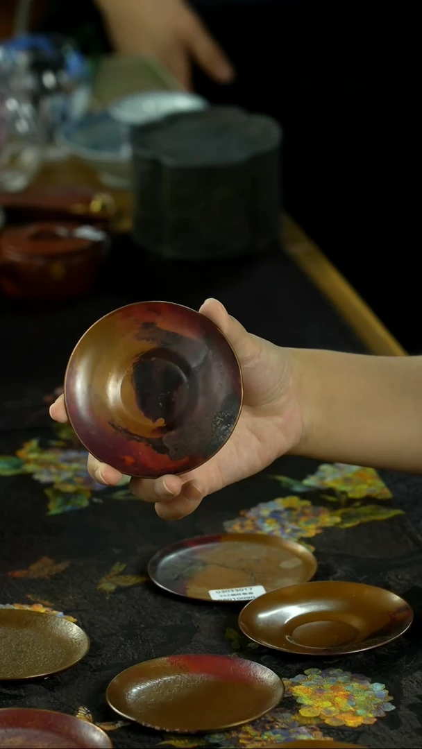 中秋国庆景德镇手绘瓷器