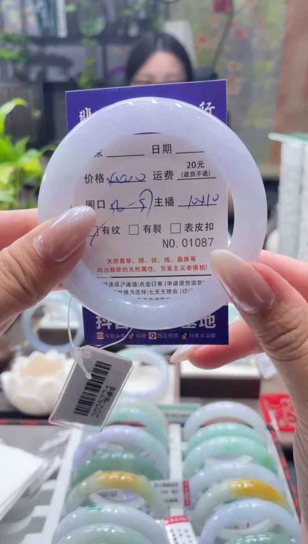 未镶嵌手镯翡翠1087****