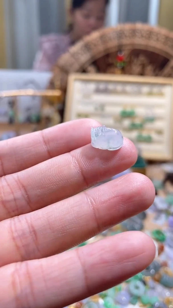 【闪购商品】翡翠颈饰未镶嵌貔貅