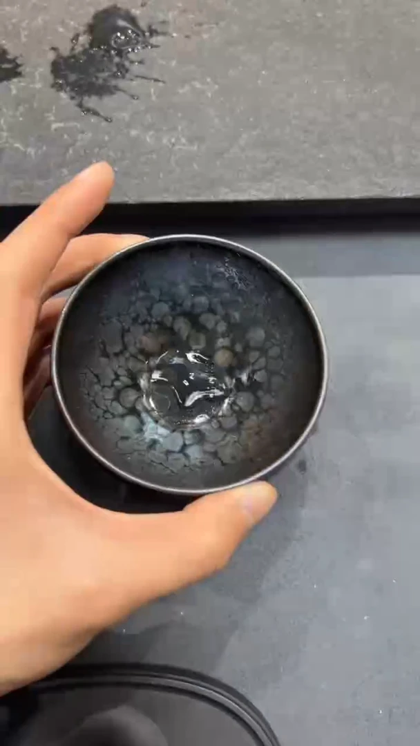 【闪购商品】茶盏名家建盏胡金花（带证书礼盒）19