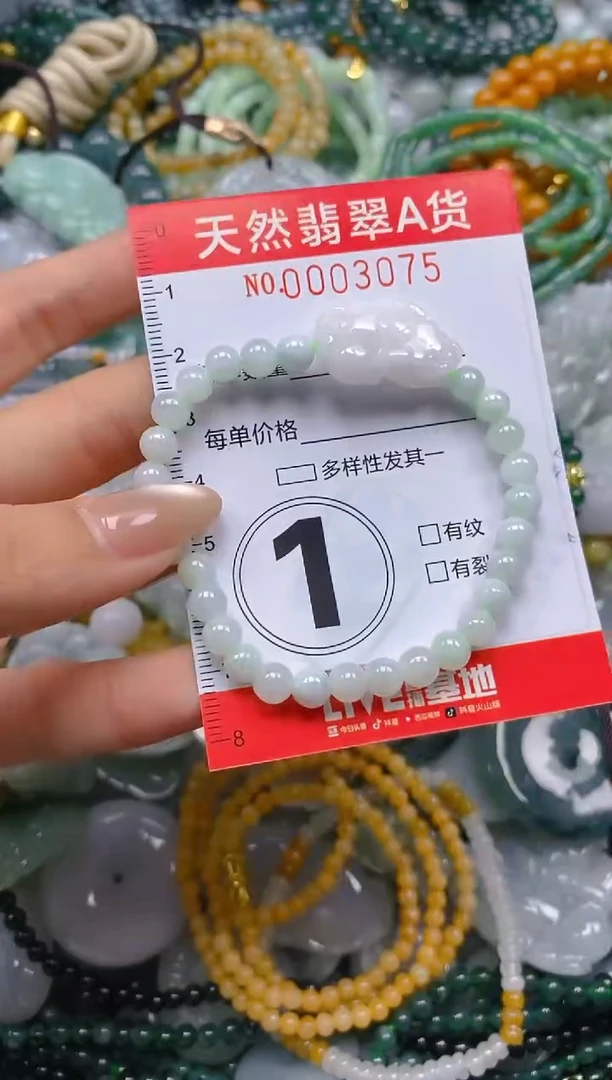翡翠未镶嵌颈饰闪购0003075