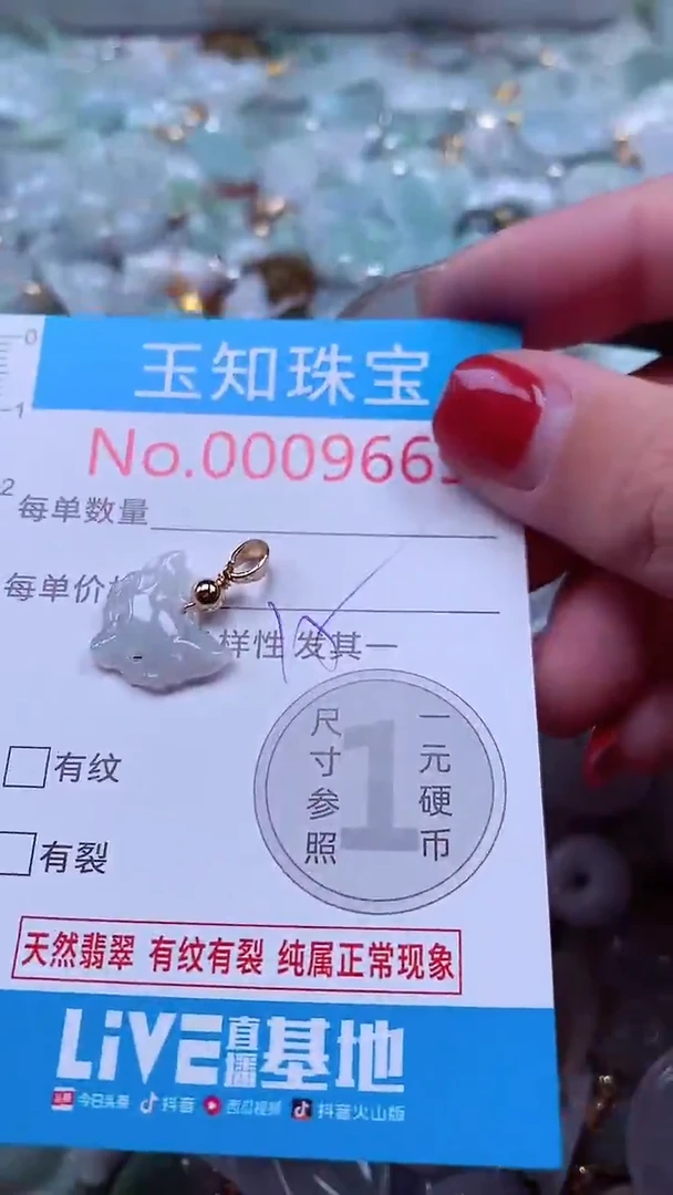 吊坠(不含链)未镶嵌翡翠9669