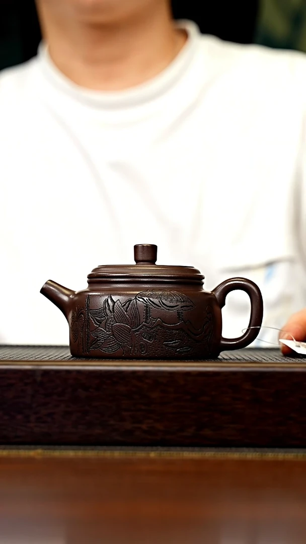 茶壶紫砂宜兴原矿 半手工 紫砂壶容量240CC