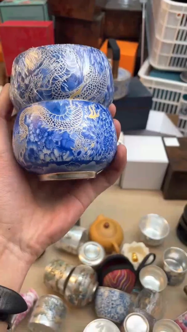 【闪购商品】瓷片@@@@@@@@@@@@@@龙腾盛世对杯