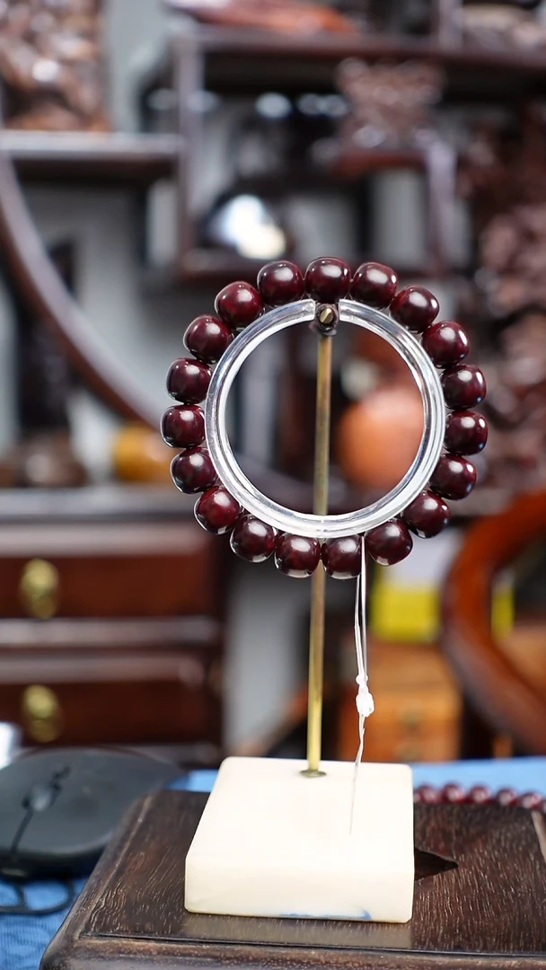 木明****肥本降真香红降花梨公1.0老型手串