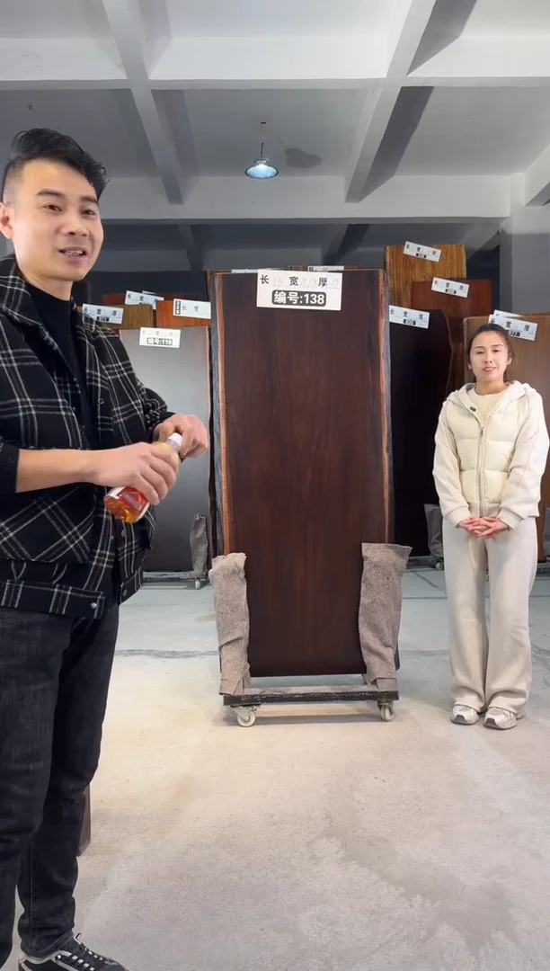 木（非红木类）138刚果黑檀170*75*75*7.9