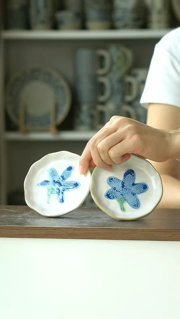 出澳大利亚adairs蓝花楹蘸料碟9cm@4-2@
