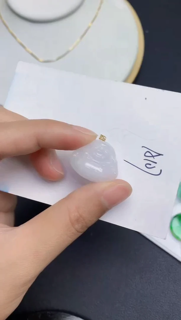 【闪购商品】翡翠颈饰18K金镶嵌000000000