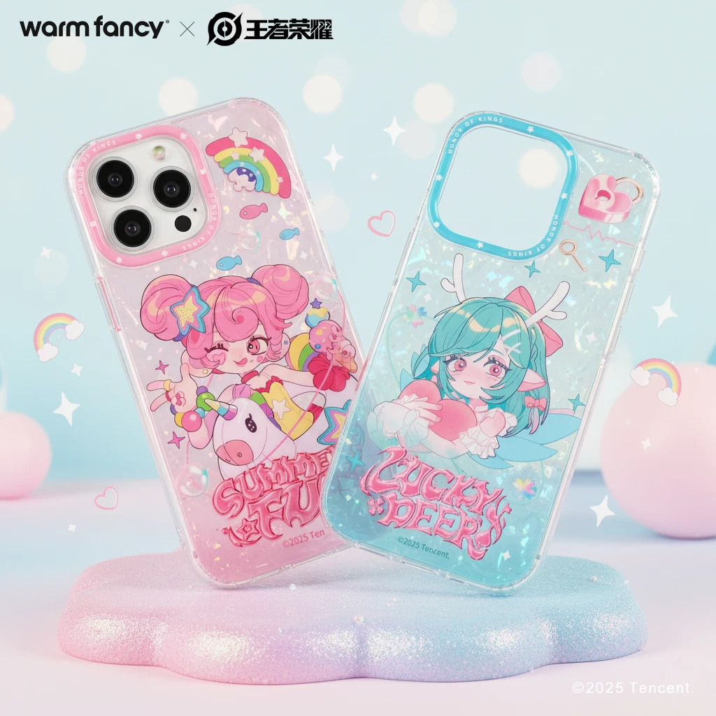 王者荣耀 十周年限定Q版辣妹手机壳苹果华为少女可爱透明防摔